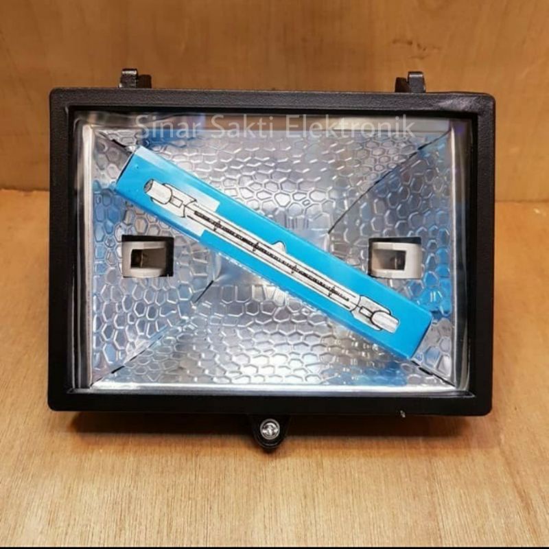 Kap Lampu Sorot Halogen Indoor Outdoor 150W 150 Watt Tembak Stick Stik Panggung