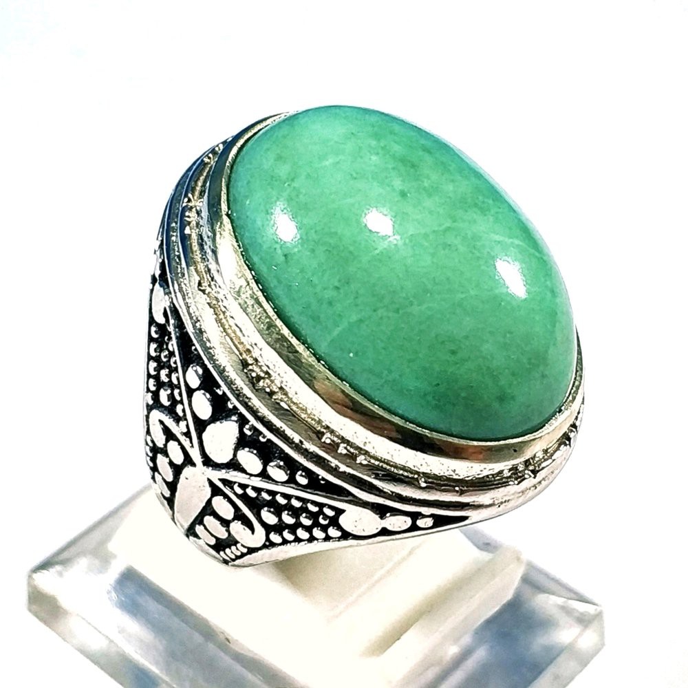 CINCIN NATURAL GARUT CIKOLAK BLUISH GREEN COLLECTOR ITEM