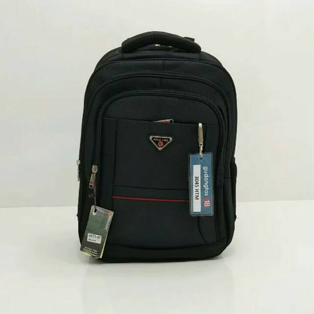 polo line tas ransel laptop pria wanita original 20 inchi