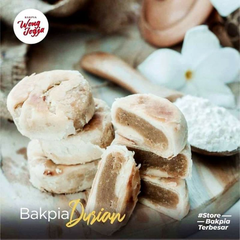 

[TERLARIS] Bakpia Wong Jogja Rasa Durian Isi 15 Pcs