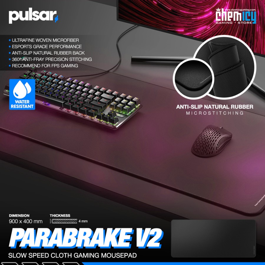 Pulsar ParaBrake V2 XXL Cloth Gaming Mousepad