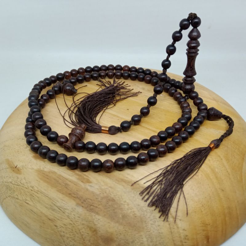 Tasbih Kayu Galih Asem Size 6mm Kualitas Tasbih Antik Super!!