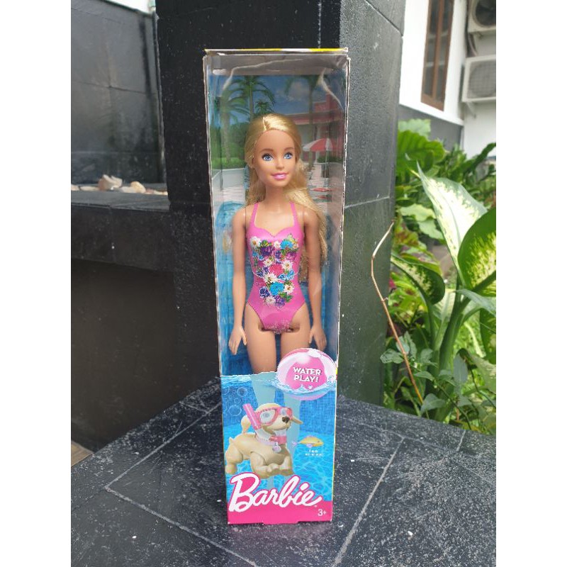 MAINAN ANAK PEREMPUAN BONEKA BARBIE MATTEL ASLI - BARBIE WATERPLAY PINK