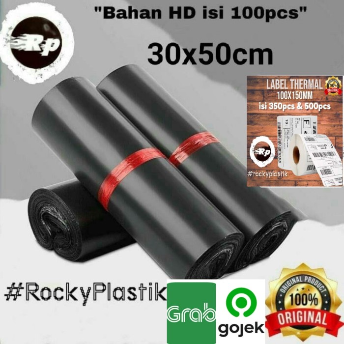 

Ginger- Plastik Polymailer 30x50 isi (100pcs) Plastik Packing Bahan HD