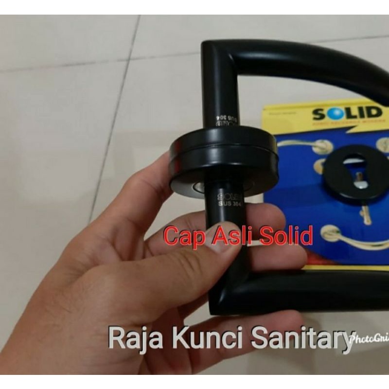 Handle Pintu Roses Solid HRE 61.44 Stainless SUS 304/Matt Black/Hitam/Handle Solid/Gagang Pintu