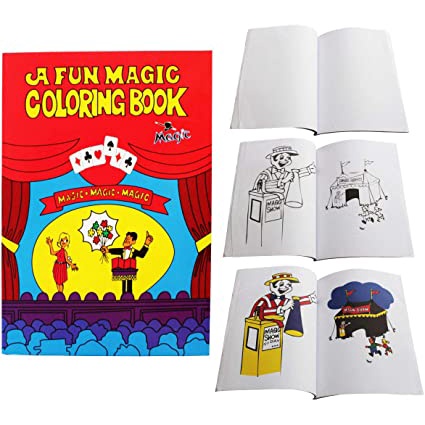 BUKU SULAP WARNA Magic Coloring Book (Alat Sulap Buku Warna)