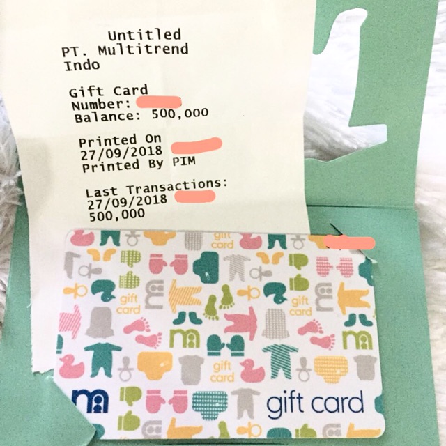 Mothercare Gift Card Voucher Shopee Indonesia