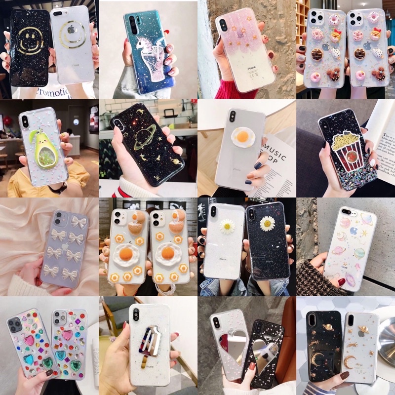 GLITTER CASE OPPO A57 2022 FIND X5 PRO A76 A74 A96 4G 5G READYSTOCK [TIPE HP LAIN BANYAK BISA REQUEST]