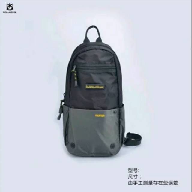 Tas Selempang Dada Sling Bag Volunteer Asli Tas Selempang Mini Pria dan Wanita