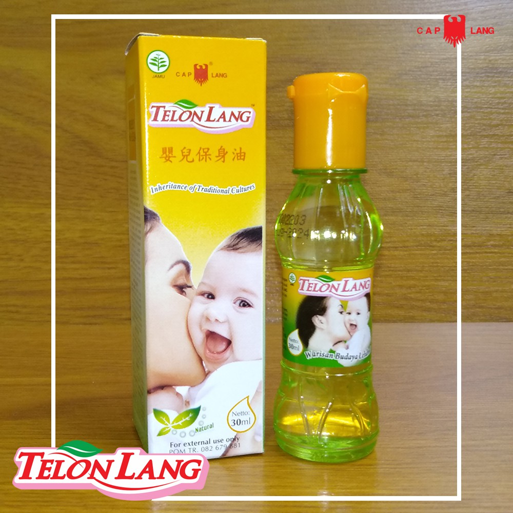 Minyak Telon LANG 30ml - 100ml - TELON LANG caplang Cap Lang ens anti nyamuk kembung bayi