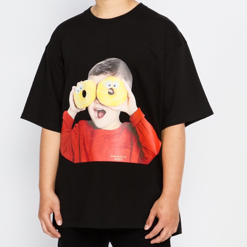 ADLV. Donut Boy Black Red Tee