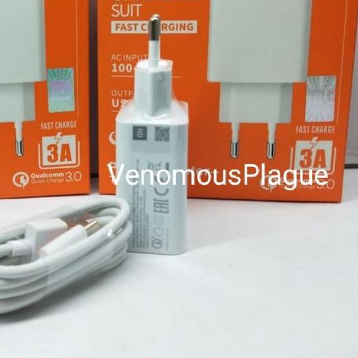 ♧ Fast Charging 18W - Charger XIAOMI POCO F1 F2 F3 M3 - Redmi K20 Mi8 Mi9 SE Lite Mi6 ORIGINAL 18Wat