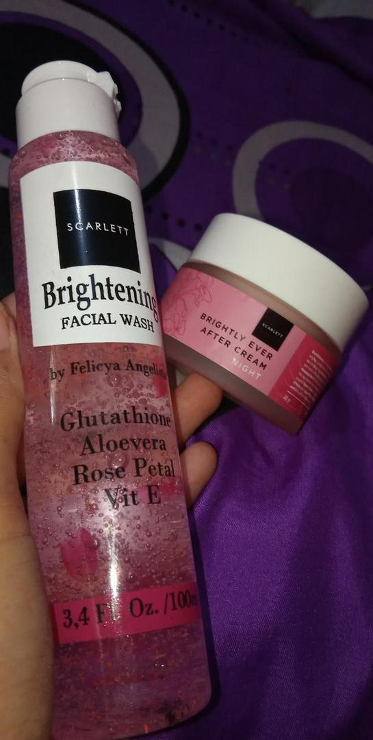 Scarlett Whitening Face Care - Facial Wash - Cream - Serum - Scarlett By Felicya Angelista Bpom