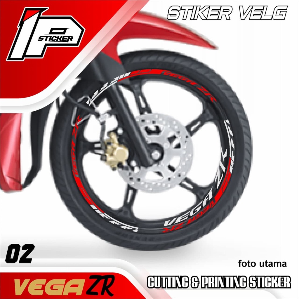 (COD) CUTTING STICKER VELG VEGA ZR - CUTTING VELG MOTOR VEGA ZR.02