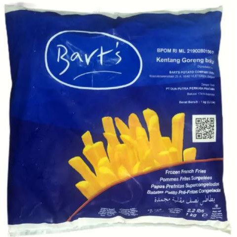 

Ready !! Barts-Kentang-Frozen-Enak-Gurih-Import-High-snack-bekasi-bekasiutara-kentangbarts