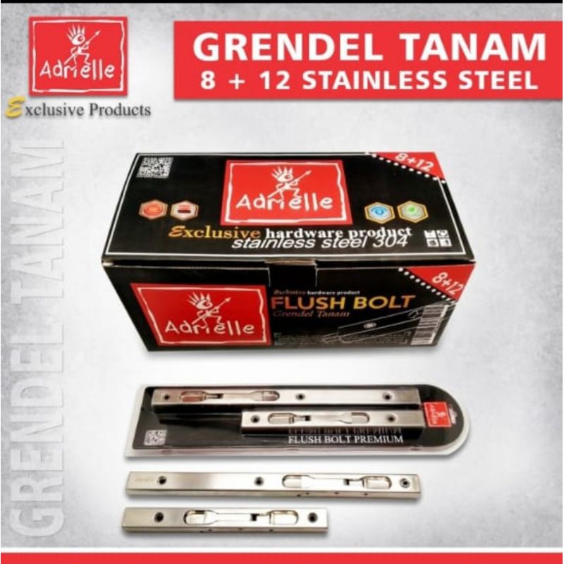 grendel tanam 8"+12" grendel pintu kupu tarung. selot pintu