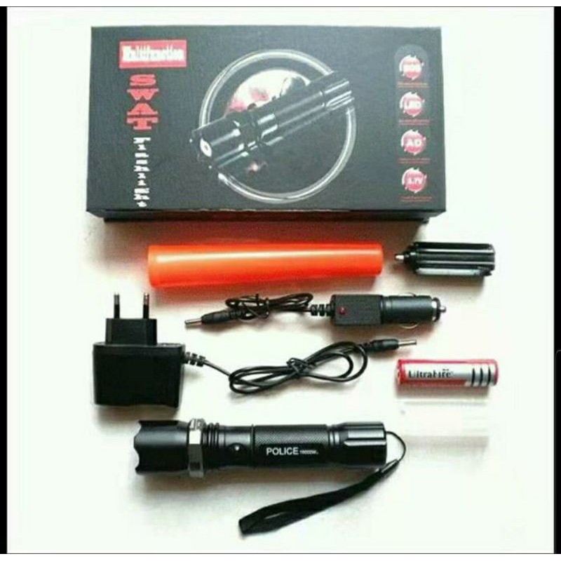 Paket Komplit Senter Swatt Lalin / Senter  Led Swatt M