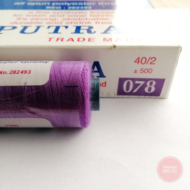 Benang Jahit - Ungu 078