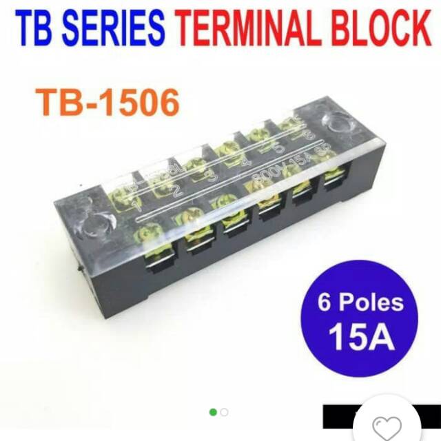 Terminal Blok TB-1506 6Pole 15A FORT