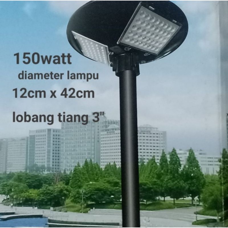 Lampu Jalan Lampu Taman Solar Panel Tenaga Surya 150 Watt 150W