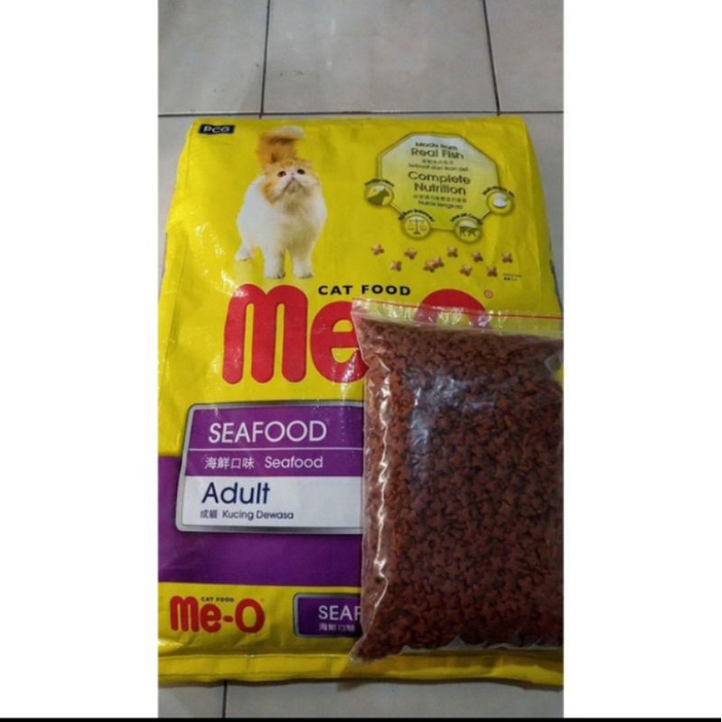 Meo Seafood repack 1kg - Makanan Kucing Murah berkualitas