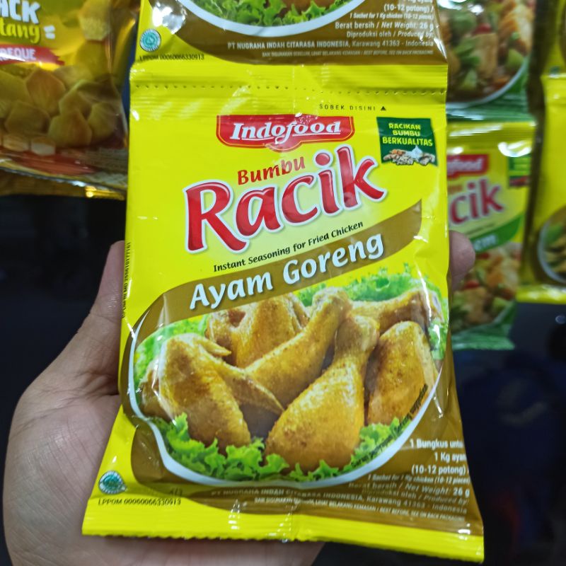 

Bumbu Racik Instant Ayam Goreng 26 Gram