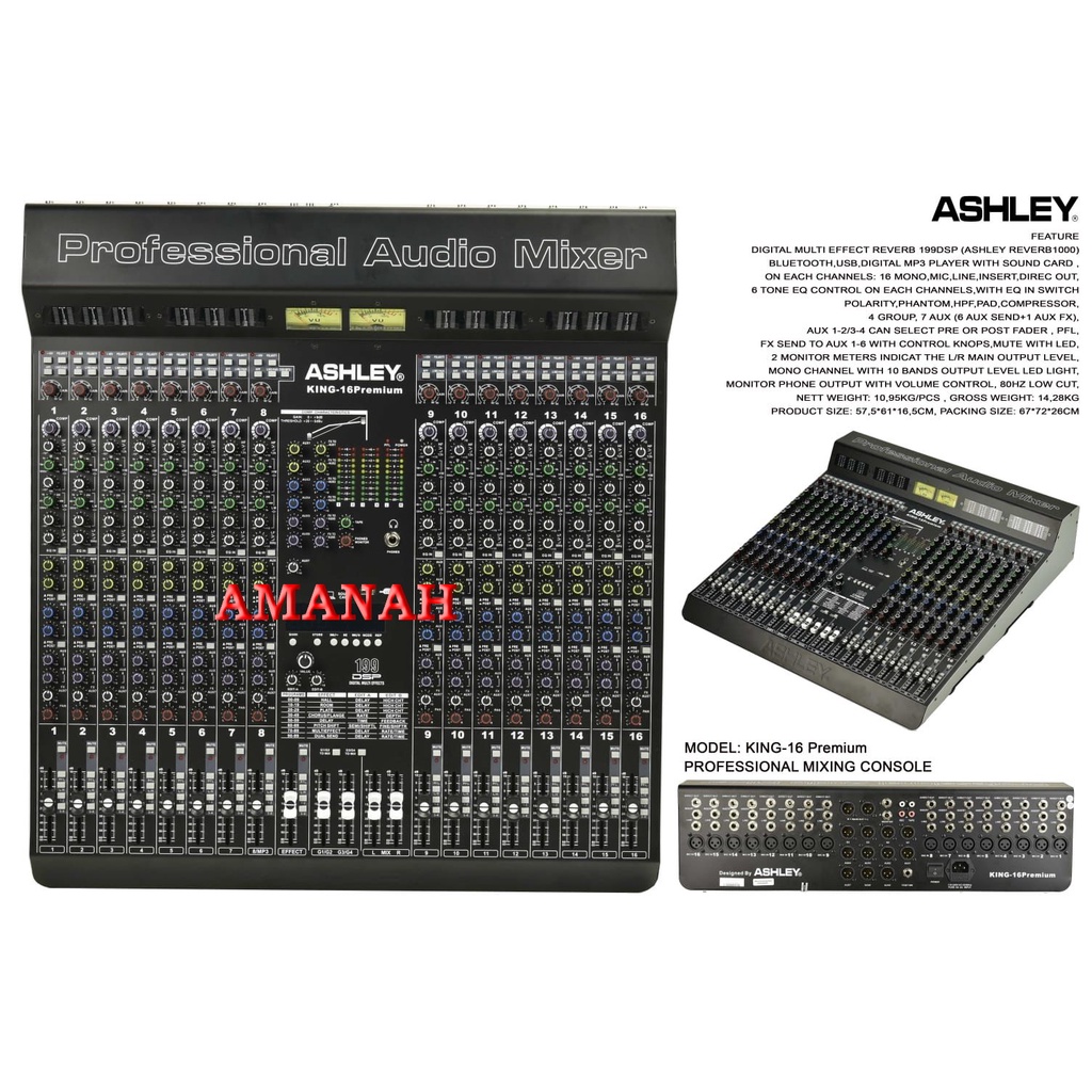 MIXER ASHLEY KING 16 PREMIUM KING16 PREMIUM KING16 PREMIUM ORIGINAL