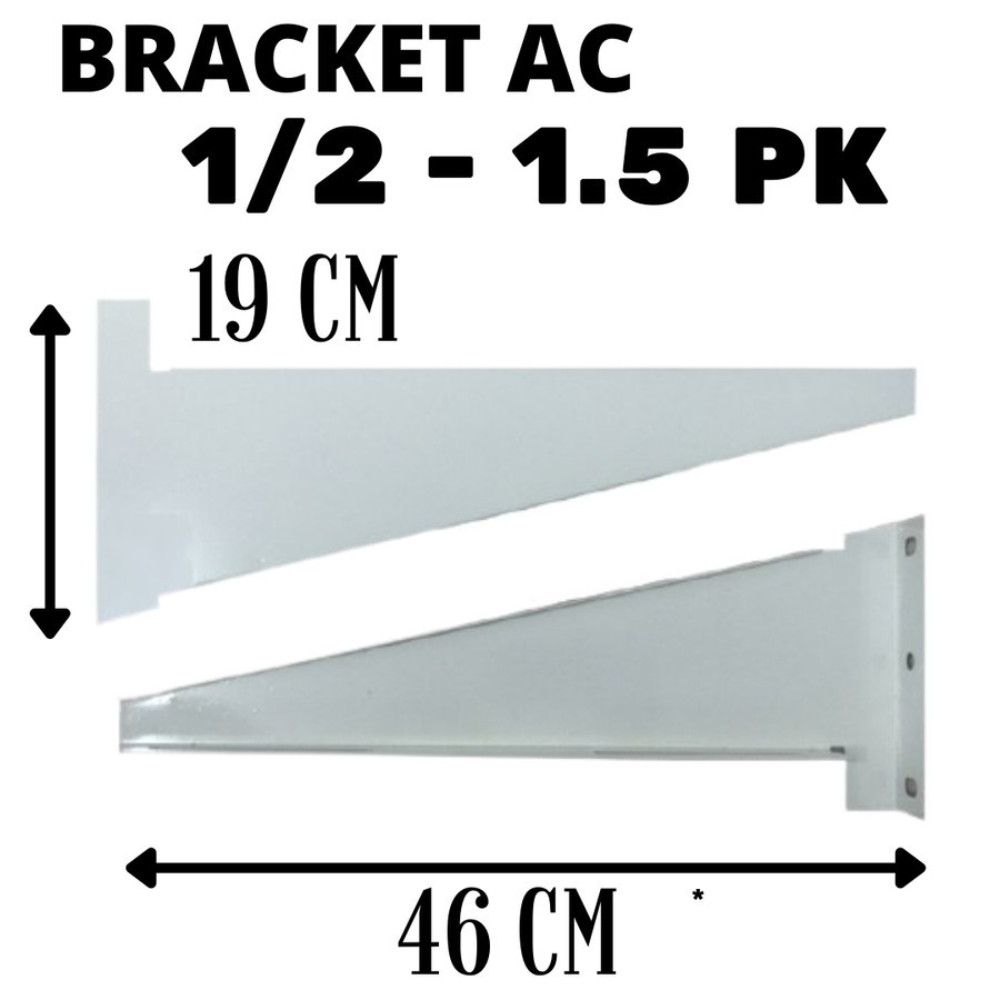 BRACKET AC DUDUKAN OUTDOOR AC 1/2 - 1.5 PK BRACKET SIKU AC 1 SET