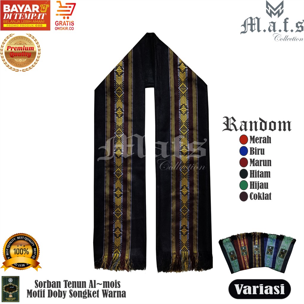 Sorban Rida Sorban Almois Panjang 135 x 95cm