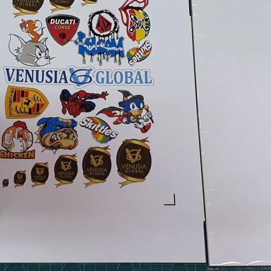 

✻ Bahan Sticker Kertas Chrome Glossy A4 per pack 20 Lembar ➬