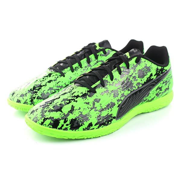 SEPATU FUTSAL PUMA ONE 19.4 IT GREY GECKO