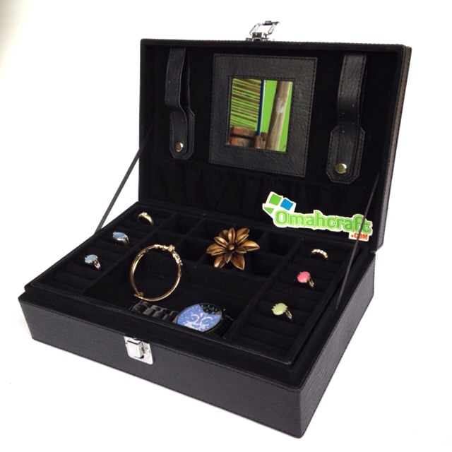 Kotak Tempat Perhiasan Cincin Kalung Gelang Anting Antam Logam Mulia / Jewelry Box and Accesories