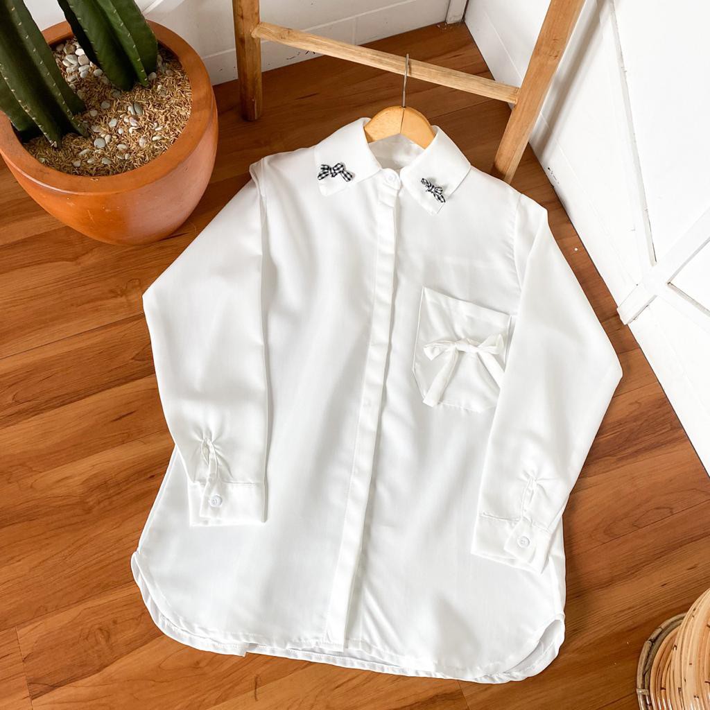 RAMONA BLOUSE - blouse wanita / blouse kekinian / blouse cantik / simple blouse / blouse polos korea