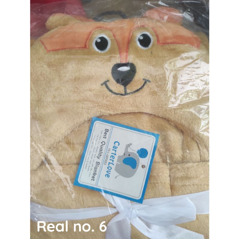 COD PILIH MOTIF Selimut bayi topi bulu halus carters ori oiriginal