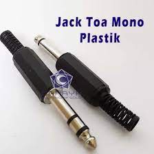 Jack Akai Mono Stereo Mic Plastik