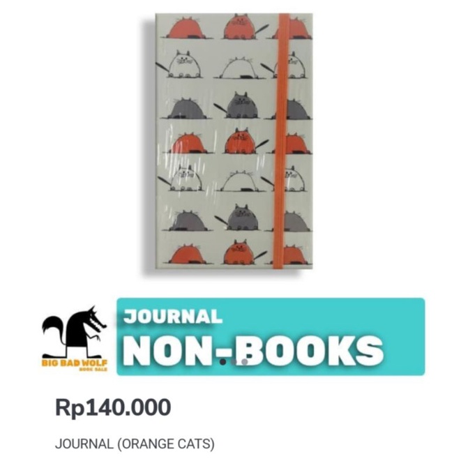 

BBW Journal Book (Orange Cats)
