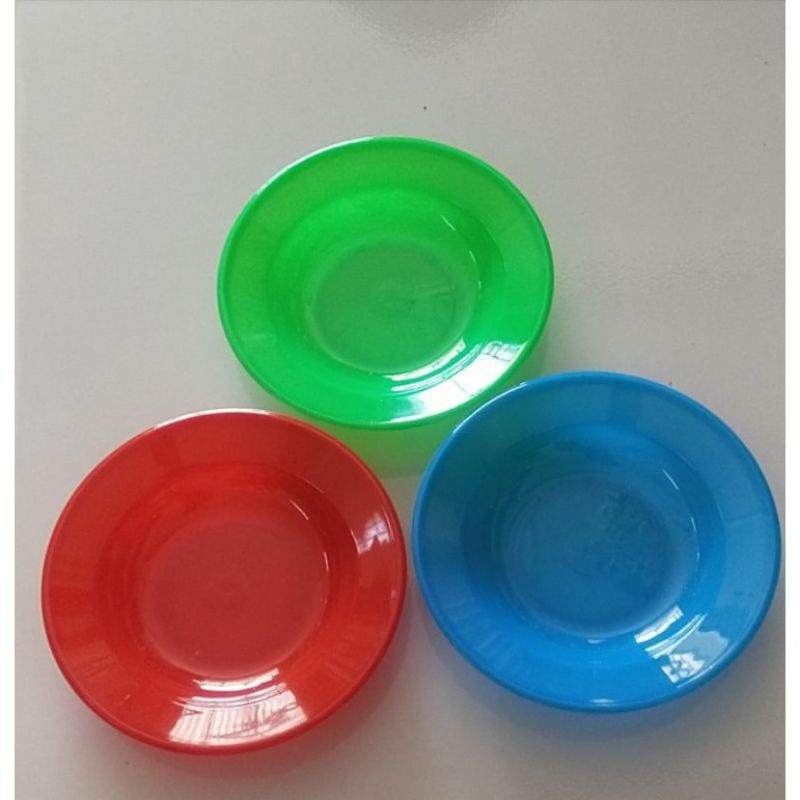 Piring Makan Atom / semi melamine / Piring kecil / LEPEK