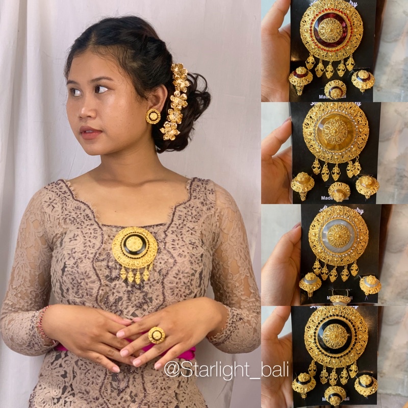 SET BROS DONAT / aksesoris bali / alpaka bali