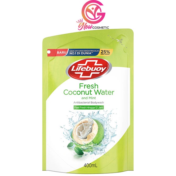 LIFEBUOY FRESH COCONUT WATER AND MINT ANTIBACTERIAL BODYWASH