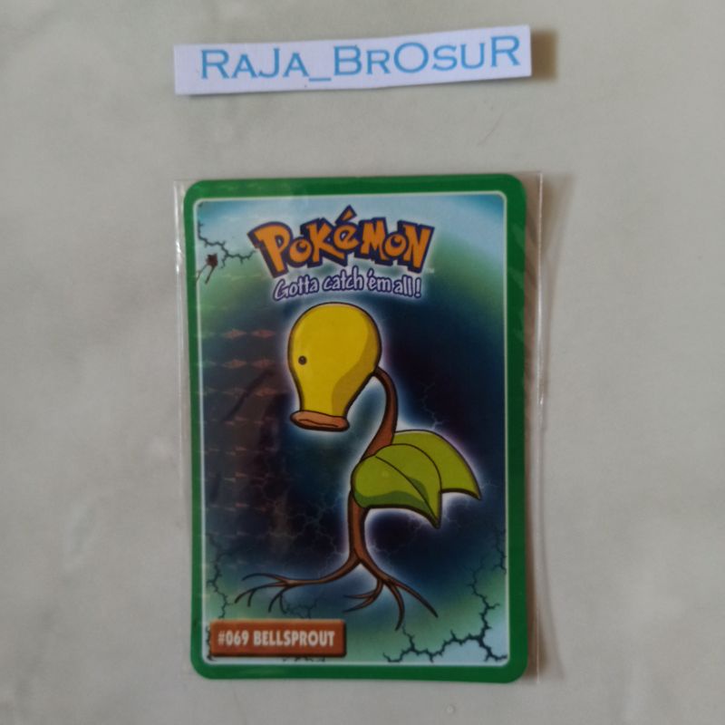 Kartu Stiker Mainan Jadul Langka Pokemon Indigo League-Kanto Region Gen1 Hadiah Cup Cup Pop CuCu Pop
