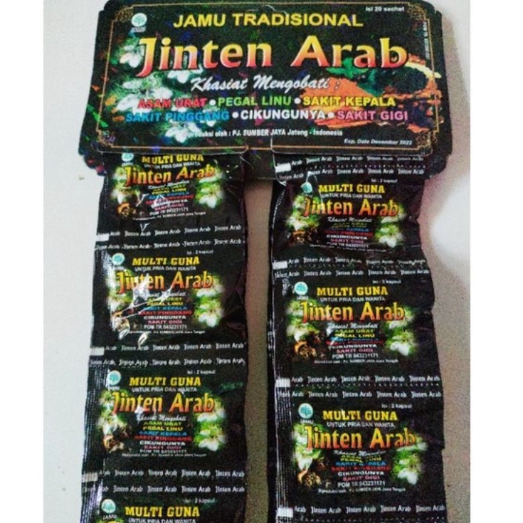 Kapsul Jinten Arab Multiguna asam urat pegal linu rematik cikungunya Sakit kepala gigi