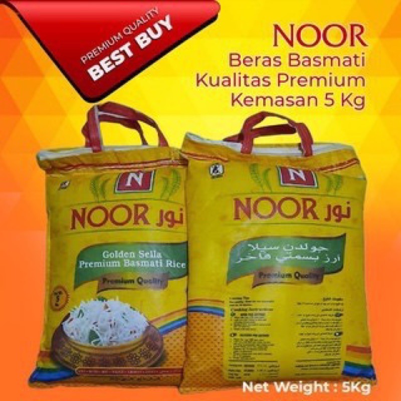 Beras Basmati Noor Golden Sella Premium Shopee Indonesia