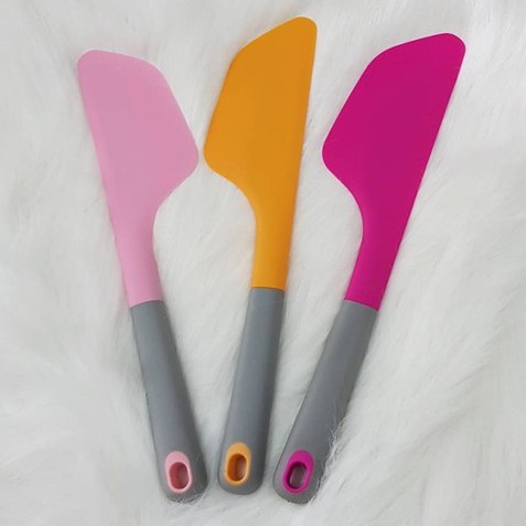 spatula baking lebar 7 cm super besar pengaduk adonan aduk balik spatula jumbo lebar solet soled