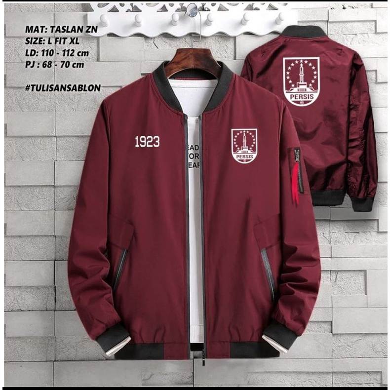 JAKET BOMBER PERSIS SOLO / BOMBER MURAH