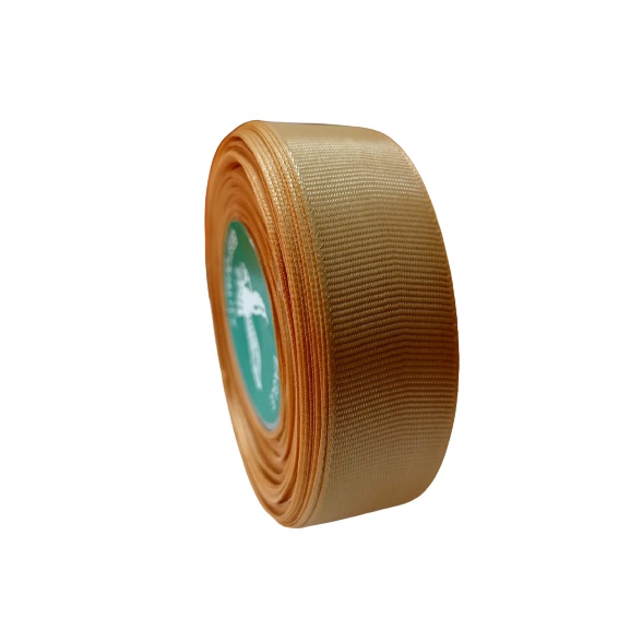 

Pita Grossgrain Coklat Muda 1 inch / 2,5cm Per Roll