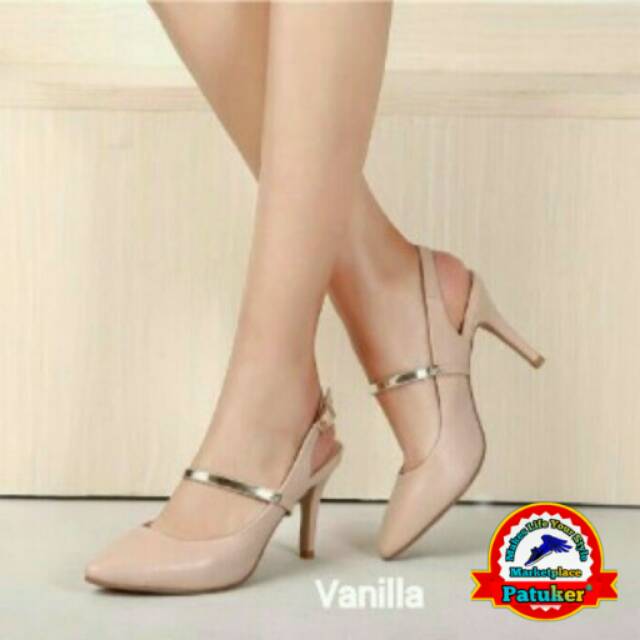 sepatu wanita high heels shopee