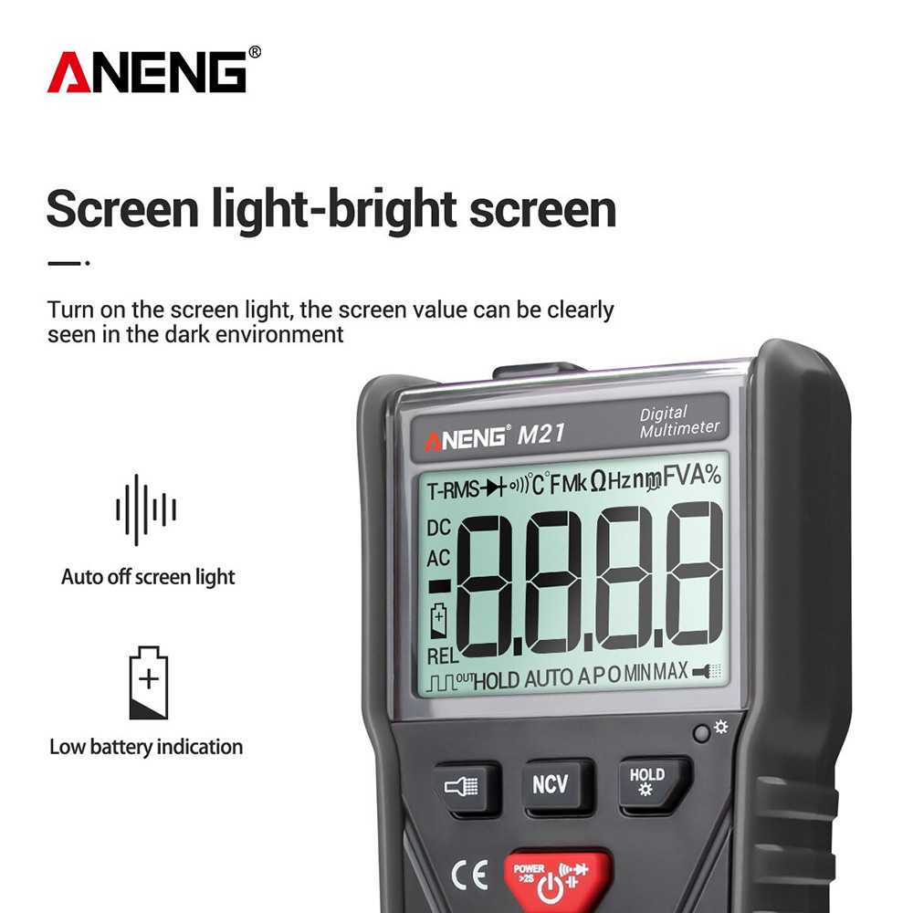 ANENG Digital Multimeter Voltage Tester - M21