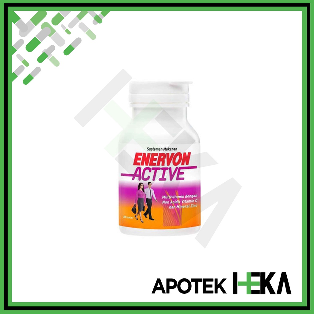 Enervon Active Botol isi 30 Tablet - Suplemen Vitamin C (SEMARANG)