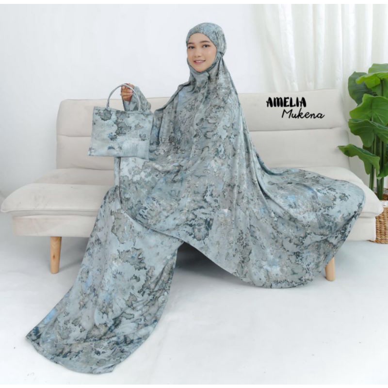 MUKENA DEWASA / MUKENA BALI DEWASA JUMBO BAHAN KATUN RAYON / MUKENA POLOS DEWASA