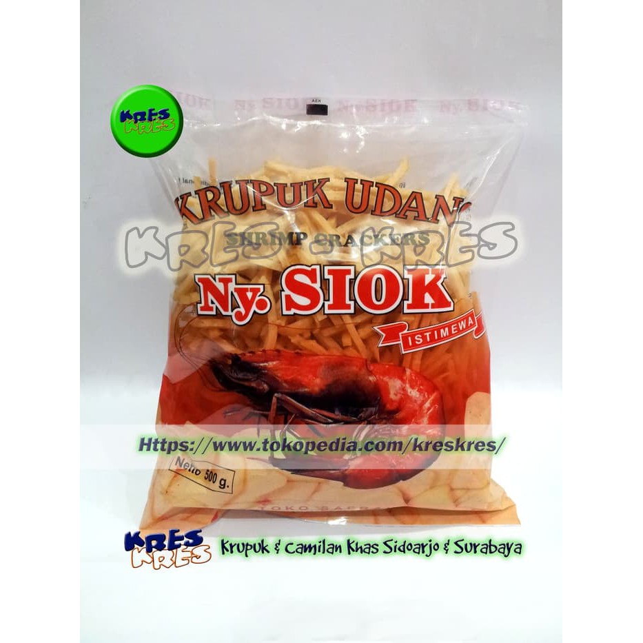 

Krupuk Kerupuk Udang Stick Ny. Siok Istimewa 500gr